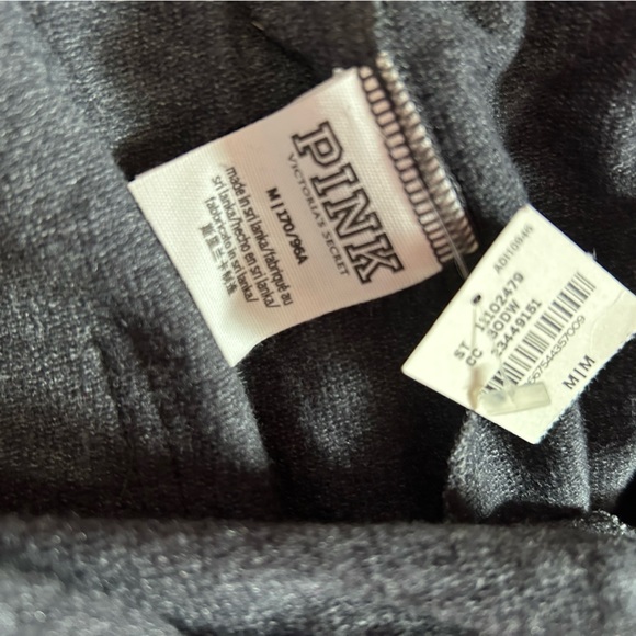 VS LOVE PINK bling sequin Y2K straight leg slit sweatpants - Picture 6 of 6